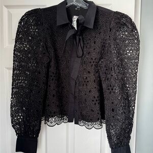 Elegant New Expressway Black Lace Women's Top